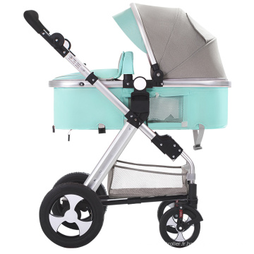 Chaise de poussée de babystroller de luxe Baby poussette pliable 3 en 1